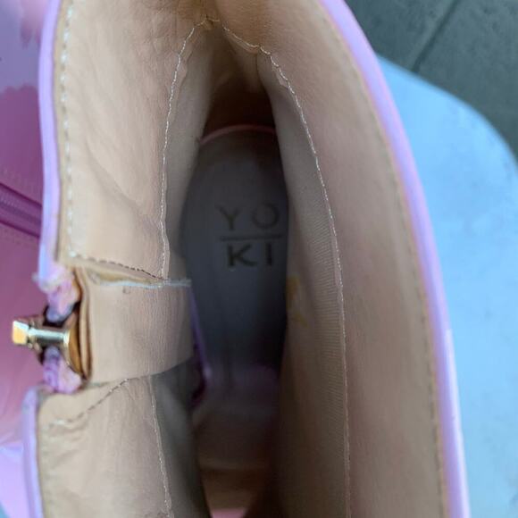 Yoki Patent Leather High Booties - Picture 7 of 8